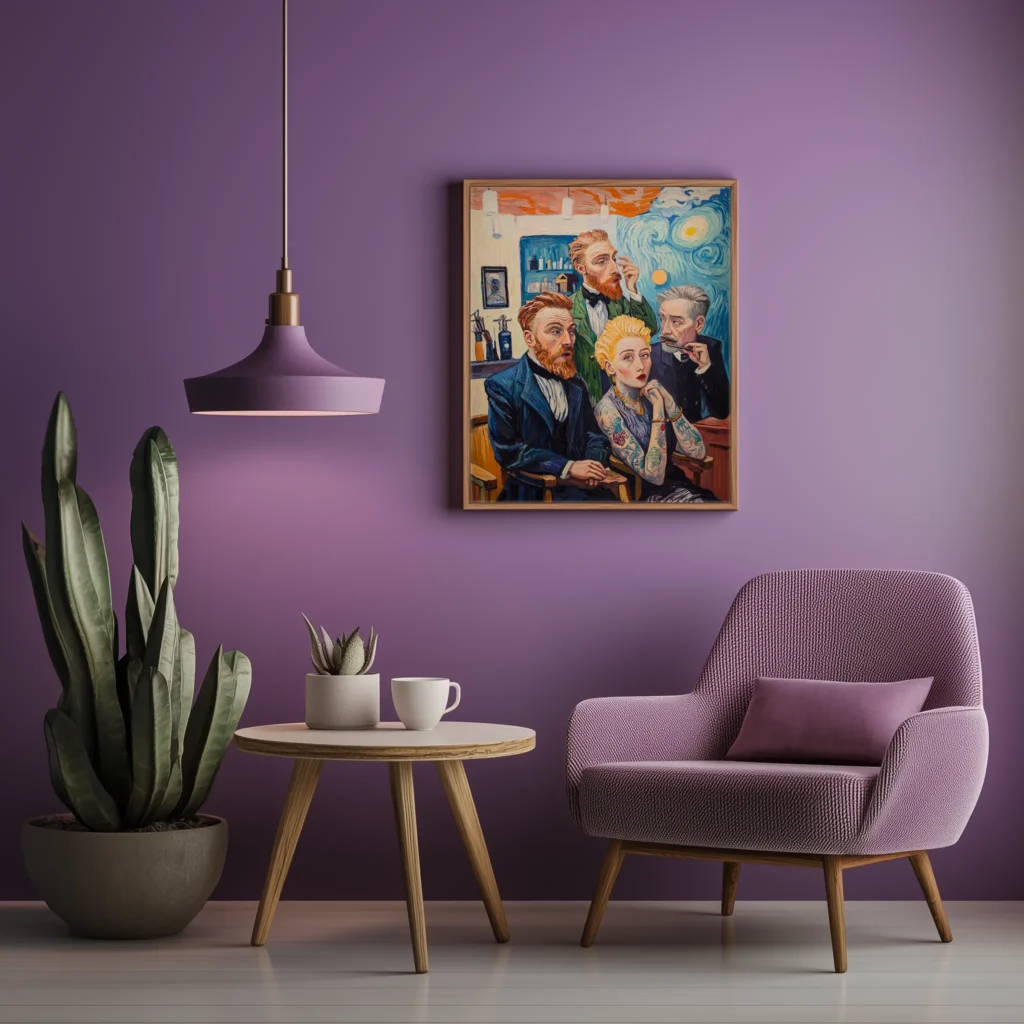 sztuka,artigen,ai,sztuczna,inteligencja,obraz,rama,drewno,sztuka nowoczesna